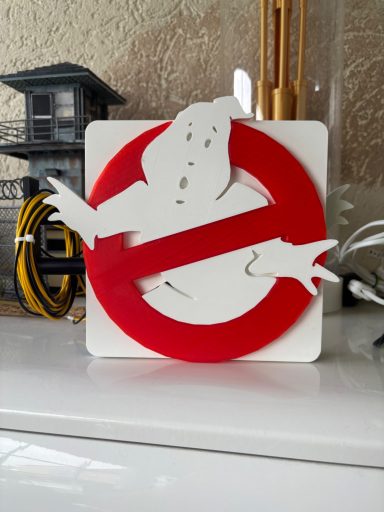 Ghostbusters Logo zum Film mit Led
