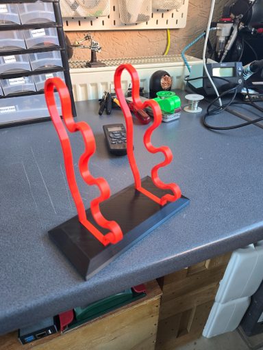 Messer Display Elch Design