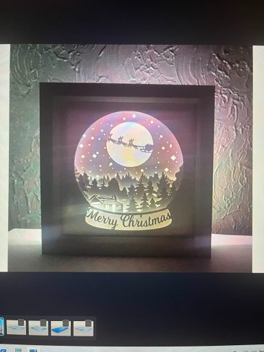3D Weihnachtsbild